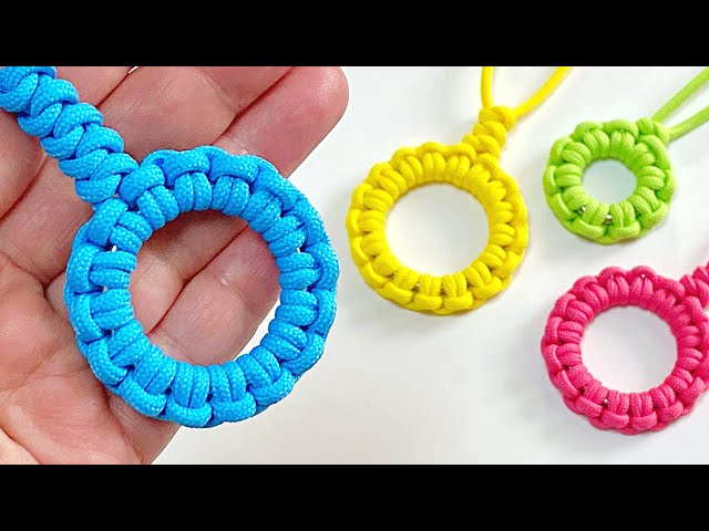 パラコードとリングで作る簡単な輪飾り 3 ／ 結び方ナビ 〜 How to 