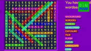Bin Weevils PHOTOGRAPHY Wordsearch Answers screenshot 5