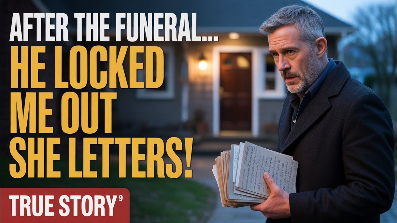 After My Wife’s Funeral, My Son Locked Me Out — Then I Found the Letters She Hid.