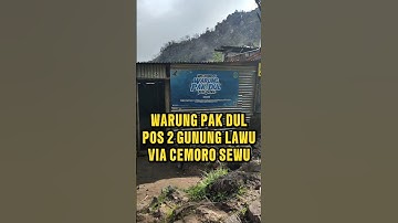 ada warung di pos 2 gunung lawu via cemoro sewu #mountains #lawu #pendaki #hiking #shorts #short