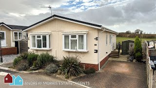 A look inside this lovely, two bedroom, park home boasting stunning countryside views