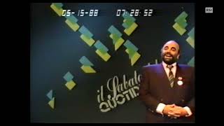 Demis Roussos, Quand je t'aime and interview in Italian. 15/05/1988