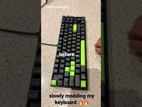 Slowly modding the Redragon K552🔥🔥