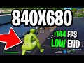 Best Low End Resolution in Fortnite! (Easy FPS BOOST &amp; Fix Lag)