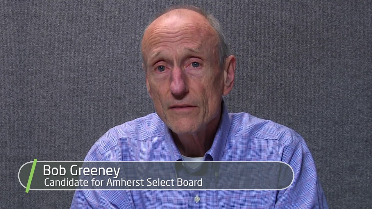 Select Board Candidate Statement 2018 Bob Greene YouTube