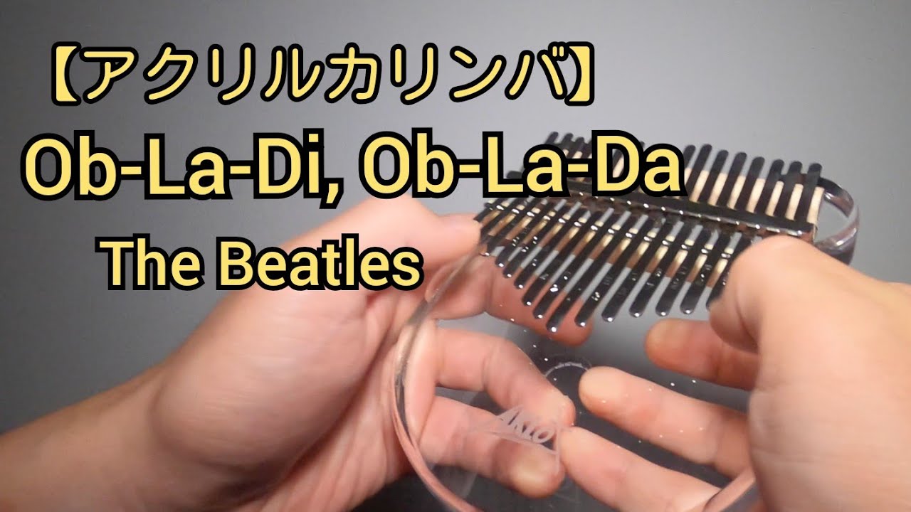 【アクリルカリンバ演奏】Ob-La-Di,Ob-La-Da(The Beatles)
