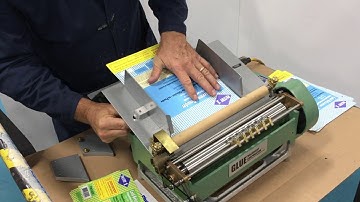 Label Gluer with Auto Feed Tech | Water-Based Adhesive Equipment | Glue Machinery Corporation