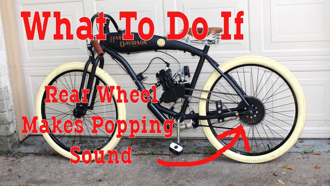 How To Fix Chain Popping Sound & Hard To Push Motorized Bicycle YouTube
