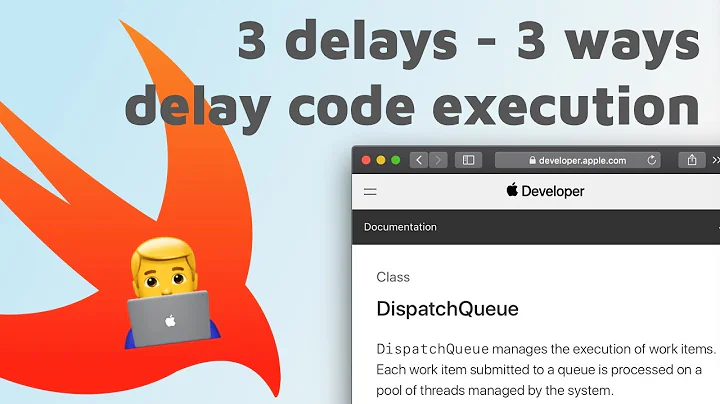 Delay Code Execution in Swift - Three Different Ways (dispatch async, perform, and timer).