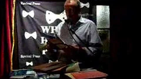 Poet Gene Barry reading at the White House, Limerick