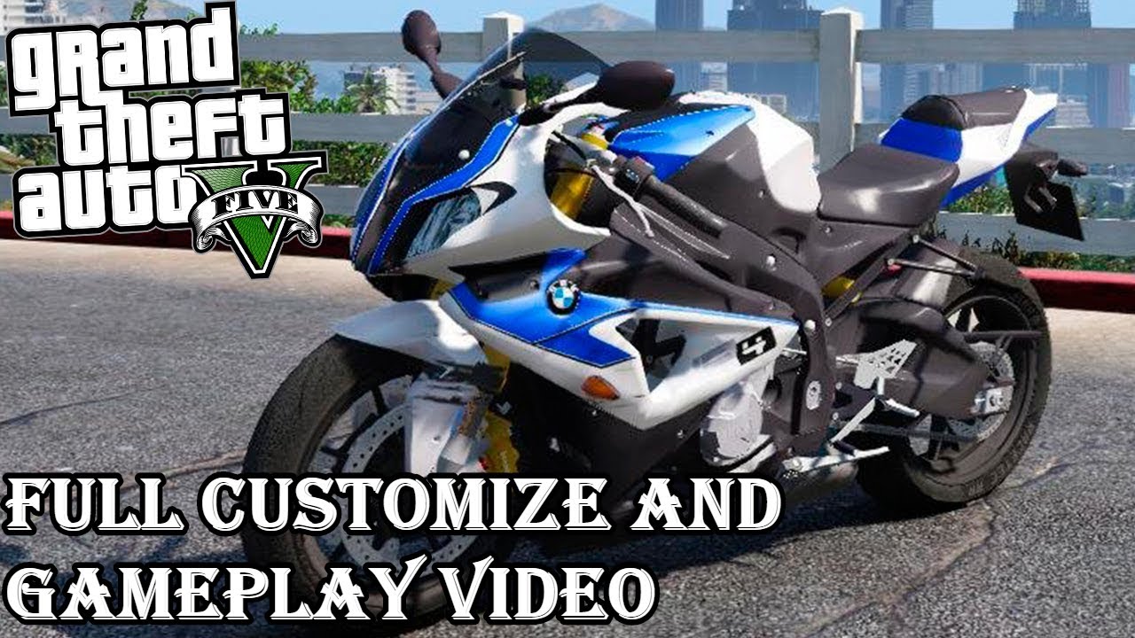 GTA 5 || BMW S1000 RR BIKE || FULL CUSTOMIZE AND GAMEPLAY VIDEO - YouTube