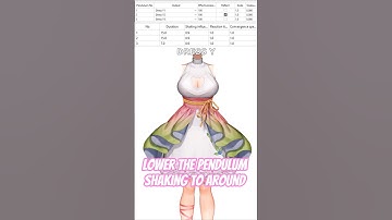 GUIDE how to rig skirt or dress in Live2D cubism. Parametres and physics #live2d #guide #vtuber