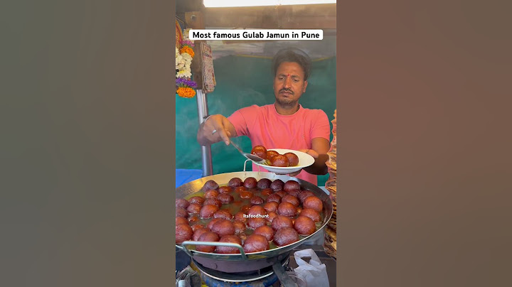Most famous Gulab jamun in Pune Address: Jai Julelal, jm road , Pune
