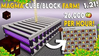 Minecraft Magma Cube/Block Farm 1.20.6 | Magma Cube Farm | Magma block Farm In Minecraft - 26k Per/h