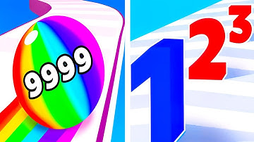 Ball Run 2048 Vs Number Master  Max All Level Android iOS Gameplay