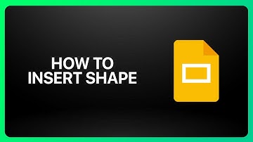 How To Insert Shape In Google Slides 2025! Tutorial