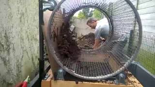 Compost sifter, electro motor driven