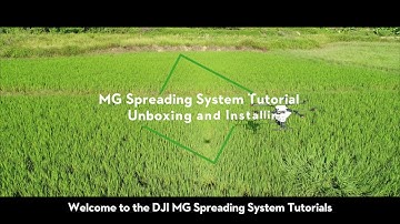 DJI MG Spreading System: Tutorial on Unboxing and Installing