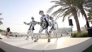 AMAZING MIRROR MEN ROBOT CHOREOGRAPHY | ABU DHABI 2018