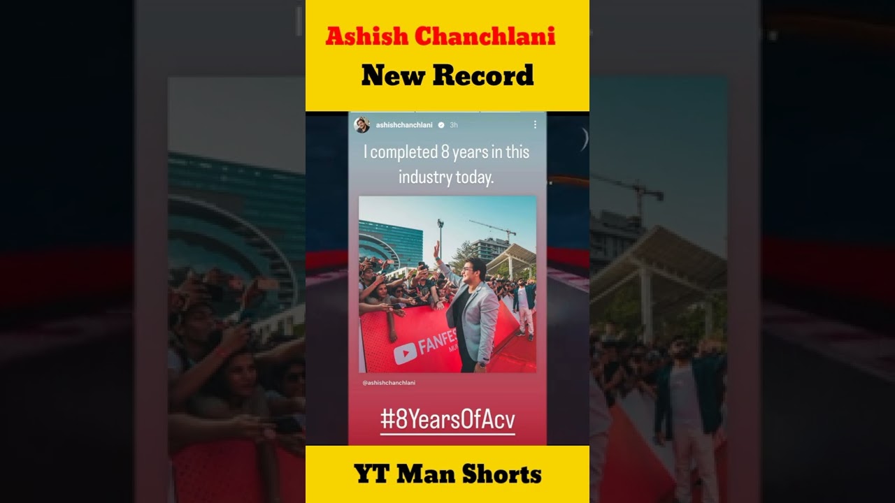 @Ashish Chanchlani Vines New Record | 
