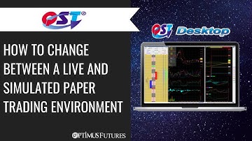 Quick Screen Trading (QST) - How to Change Between a Live and Simulated Paper Trading Environment