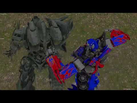 C4D Transformers ROTF forest battle last wip (I may not render this due to long render time )