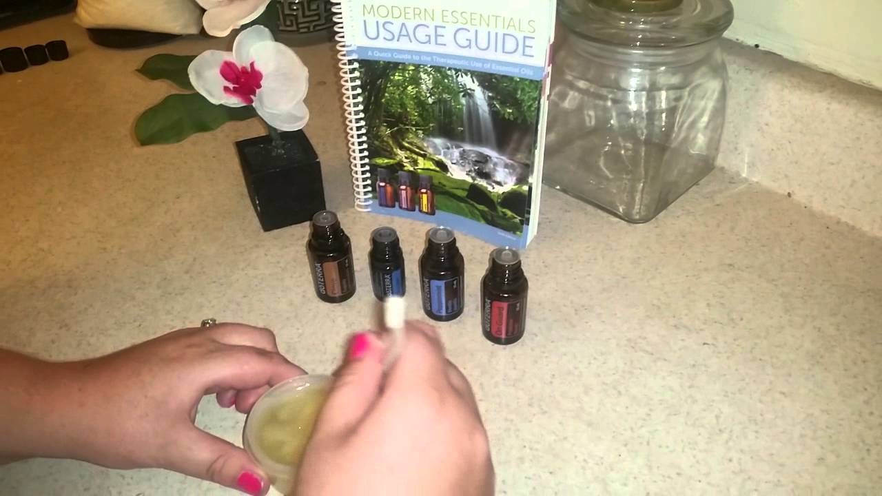 DIY chest rub with essential oils YouTube