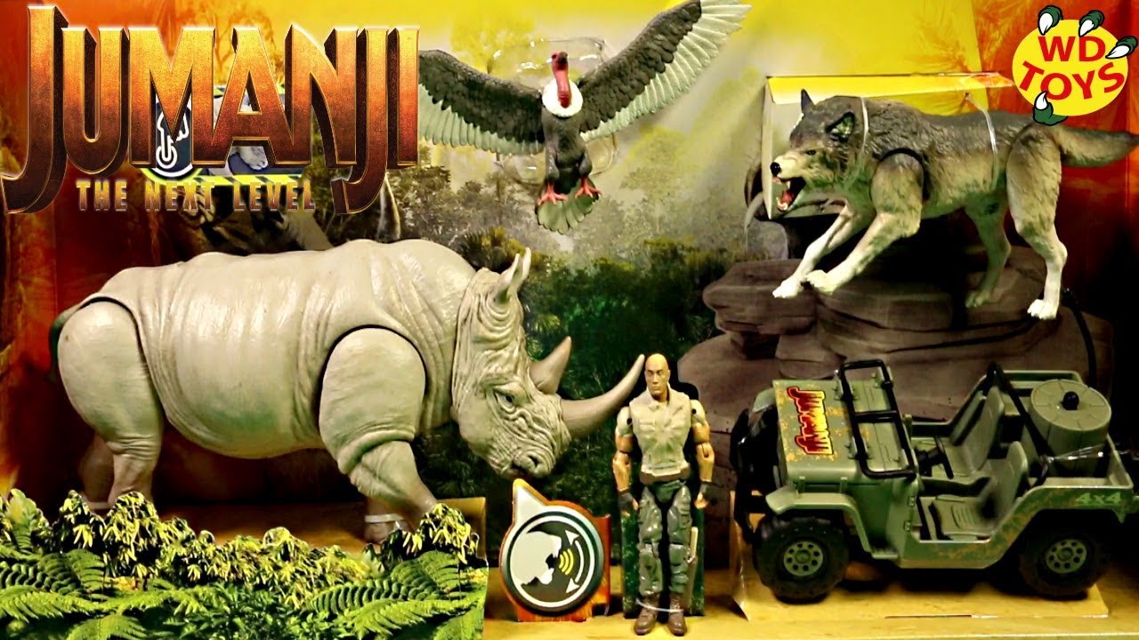 激レア Jumanji 公式フィギュア 動物 7体 アメトイ NEW Jumanji Action Figure CHOOSE Jaguar Tiger Bear Hippo