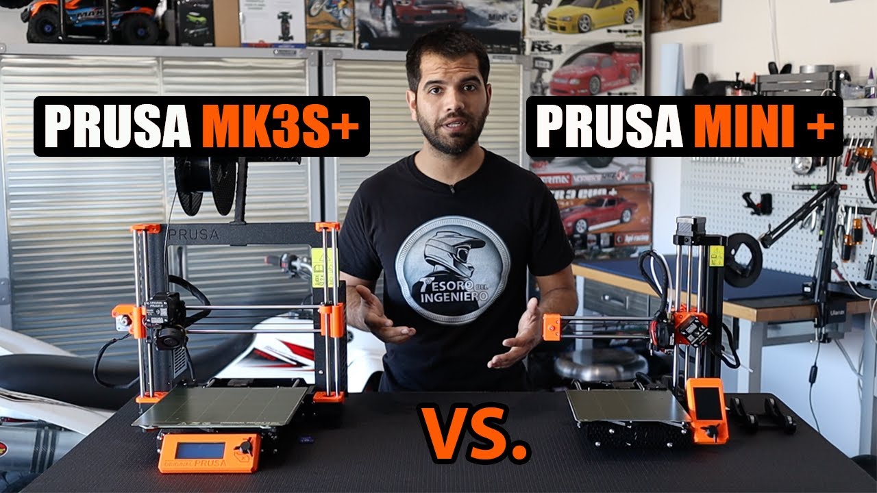 Comparación de Impresoras 3D | Prusa MK3S+ vs Prusa Mini+ - YouTube