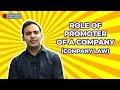 Role of Promoter of a Company | Company Law | CS Executive | CA Inter | CMA Inter | Law Lectures