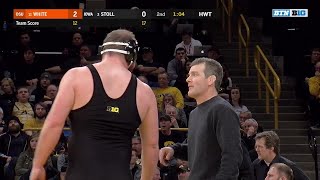 Big Ten Wrestling: HWT - Oklahoma State's Derek White vs. Iowa's Sam Stoll