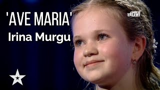 Irina Murgu 'AVE MARIA | Un moment divin! Prințesa cu VOCE de înger, de la Românii au Talent! 4K UHD