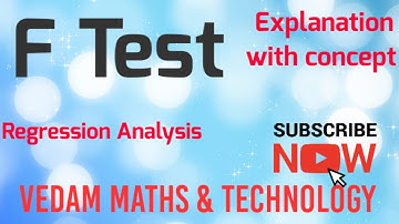 F Test | Regression Analysis | How we can Test of Regression |