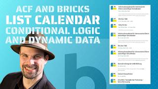 List Calendar with Advanced Custom Fields and Bricks!