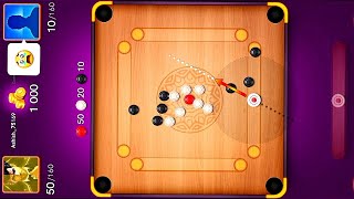 Online carrom board game | Carrom pool | कैरम बोर्ड  | android gameplay screenshot 4