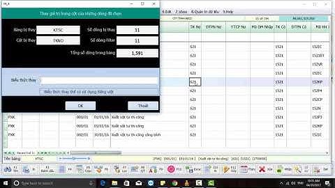 F8 + 4 Thay dữ liệu hàng loạt