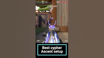 Best cypher Ascent setup #valorant #valorantguide #cypher #ascent #valorantshorts #ytshorts