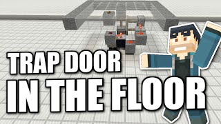 Minecraft PS4 -  TRAP DOOR IN THE FLOOR - Tutorial ( PS3 / XBOX / WII U / PE )