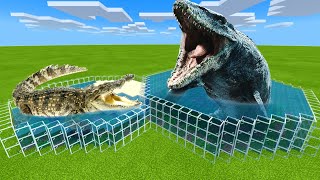 MCPE: How To Make a Crocodile & Mosasaurus Farm