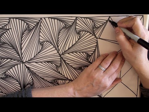 Video: Dab Tsi Yog Doodling Thiab Zentangle?