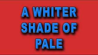 A WHITER SHADE OF PALE - Ronnie Aldrich