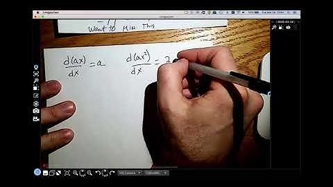 Ordinary least squares theory and math