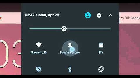 [Android] Quick Settings Tile API in Android N