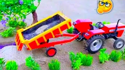 Diy Tractor Stuck mood load trolley balu||science project@shailips@mrDevcreator