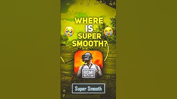 BGMI 3.9 Update: Where is Super Smooth Graphics? | Bgmi New Update | Bgmi shorts