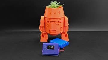 3D Hangouts – IoT Battery Charger Monitor and Chopper Droid Planter