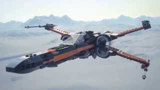 Poe's X-Wing Fighter 75102 LEGO Star Wars - Stop Motion Review