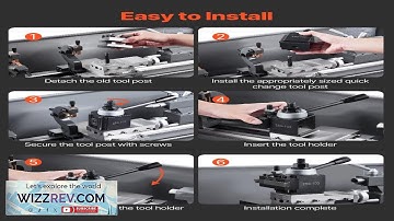 Quick Change Tool Post Set 8 Pcs Lathe Tool Holders for 6"-12" Review