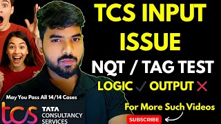 TCS TAG/NQT TEST INPUT ISSUE || HOW TO FIX INPUT ERROR IN TCS COMPILER 2026