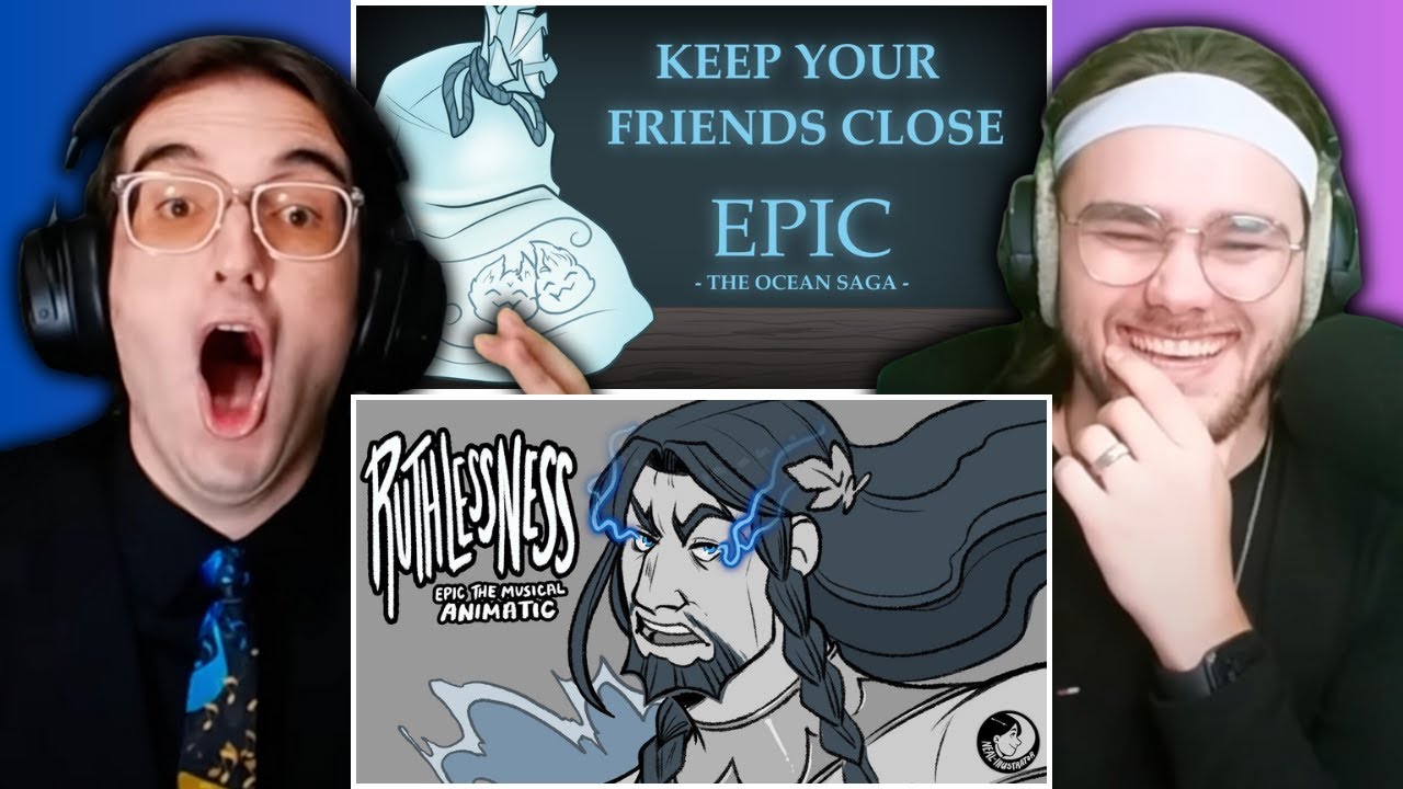 Реакция на MORE EPIC: аниматика музыкальной океанической саги! Иллюстратор: Мирчи и Нил